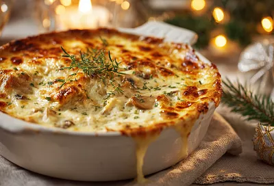 Готовлю идеальный жюльен с курицей и грибами: кремовый соус, сырная шапочка и всё на одной сковороде