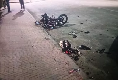 В Славянске‑на‑Кубани два молодых человека пострадали в столкновении мотоцикла и автомобиля