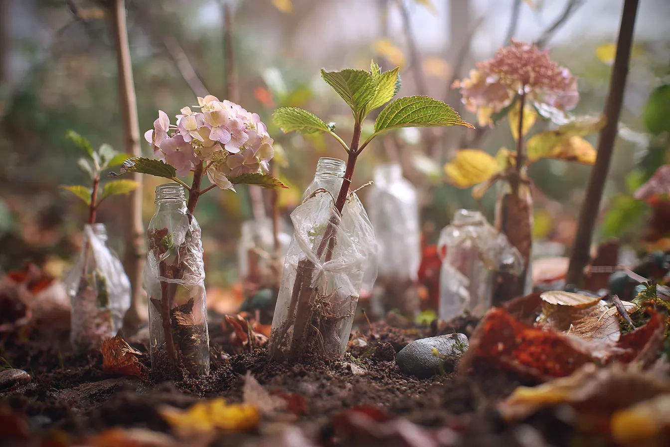 Осеннее черенкование гортензий: как укоренить побеги и сэкономить