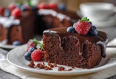 Постный шоколадный манник: три стакана — и десерт готов