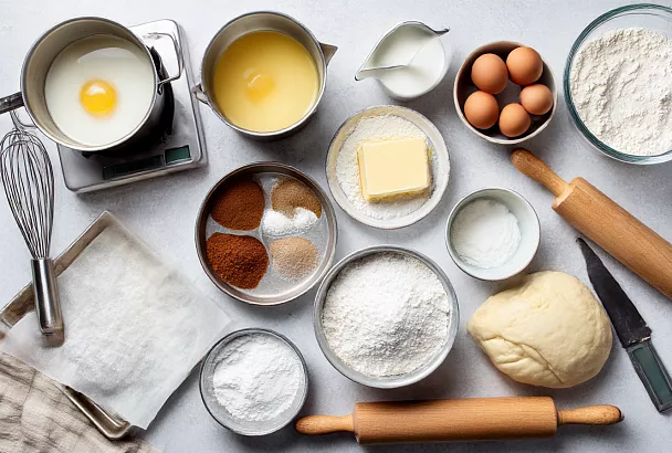 Булочки синнабон с корицей и сливочной глазурью