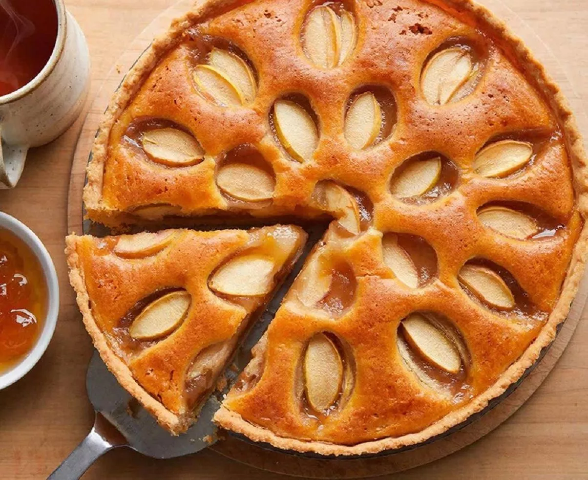 Шикарный пирог с яблоками на кефирном тесте - тает во рту как мартовский снег на солнце!