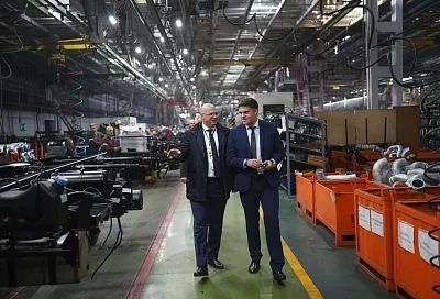 Министр промышленной политики Кубани Дмитрий Хмелько встретился с министром промышленности Республики Беларусь Андреем Кузнецовым