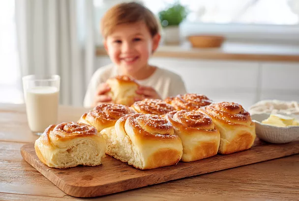 Воздушные булочки с сахаром: мягкие, как облако, и тают во рту