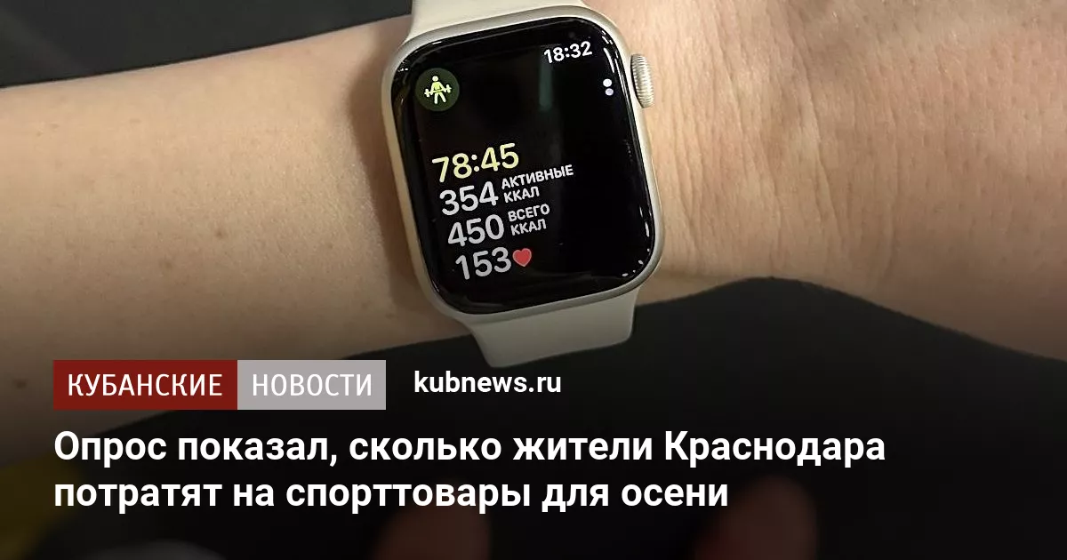 Опрос показал, сколько жители Краснодара потратят на спорттовары для осени