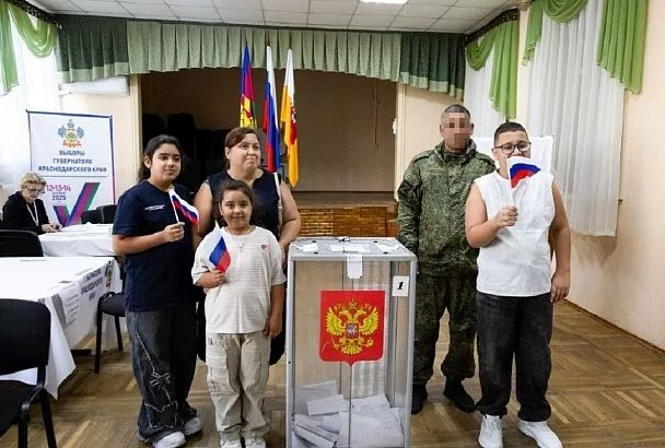 Участники СВО проголосовали на выборах губернатора Краснодарского края