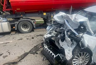 7-летний ребенок погиб в ДТП с большегрузом под Краснодаром