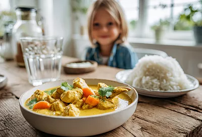 Куриное карри в сливочном соусе: нежное, ароматное и очень вкусное