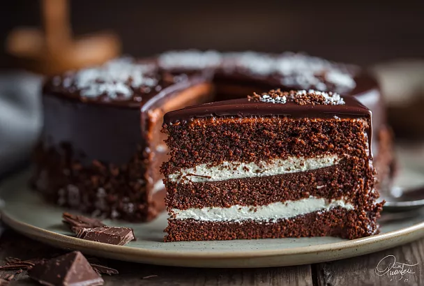 Шоколадный «Спартак» с нежнейшим крем-чизом – на праздничном столе его сметают быстрее любого Наполеона