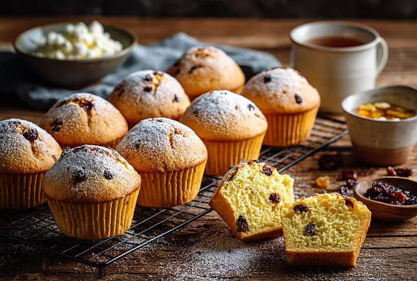 Творожные кексы за 30 минут: бюджетно, нежно и без намёка на творог