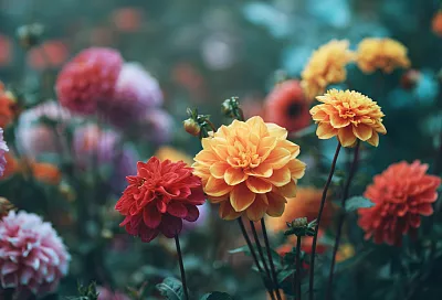 Как сохранить георгины после первых заморозков: простой способ «в пакете»