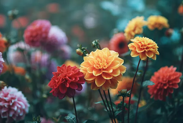 Как сохранить георгины после первых заморозков: простой способ «в пакете»