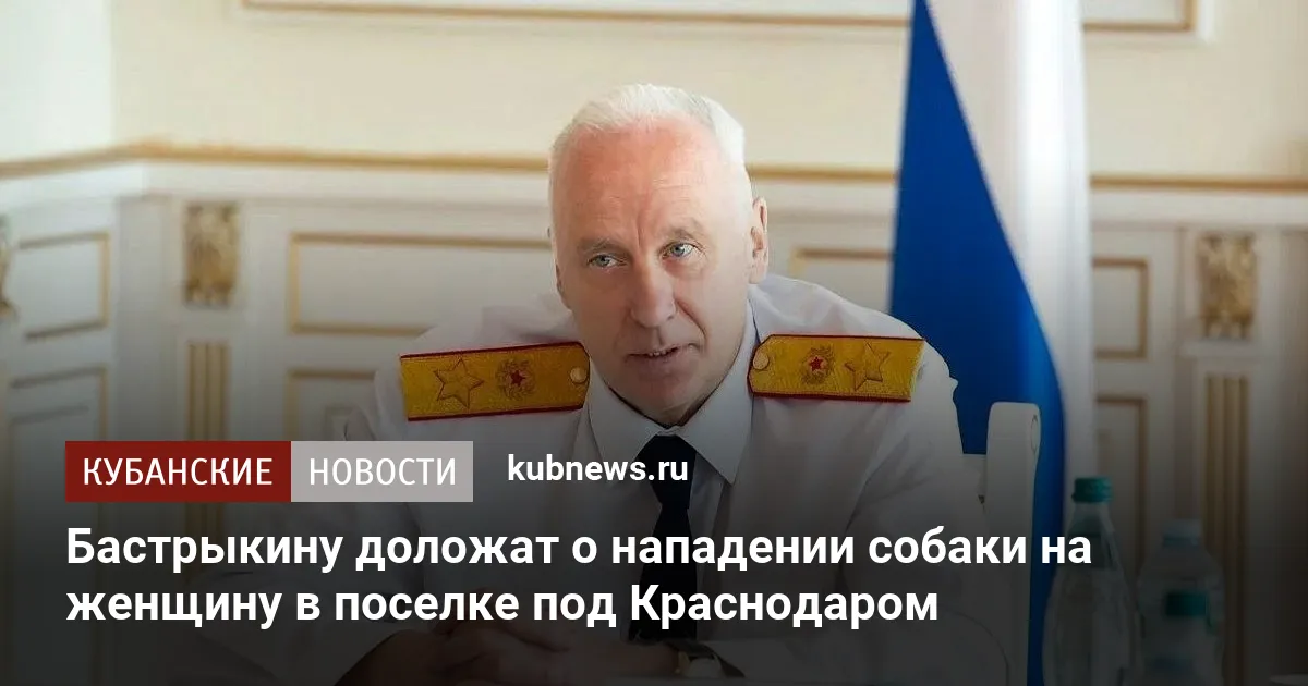 Бастрыкину доложат о нападении собаки на женщину в поселке под Краснодаром