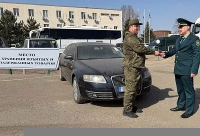 Краснодарские таможенники передали конфискованный Audi А6 из Эстонии на нужды СВО 
