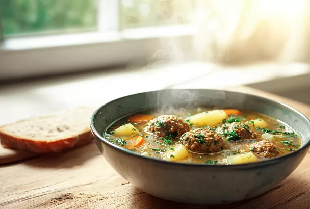 Суп «Столетний» с фрикадельками и пшеном из 4 ингредиентов: простой, наваристый и очень бюджетный