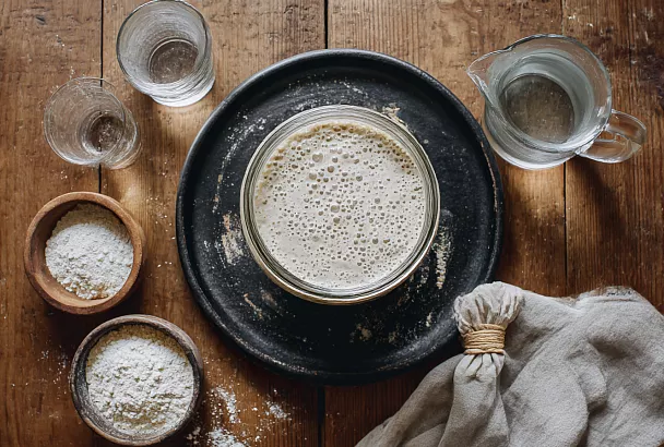 Домашняя закваска без заморочек: ржаная и пшеничная за неделю