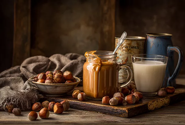 Ореховая намазка по-алжирски: 250 г фундука + сгущёнка + молоко — нежнее Нутеллы