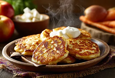 Яблочно-морковные сырники: простой и полезный рецепт