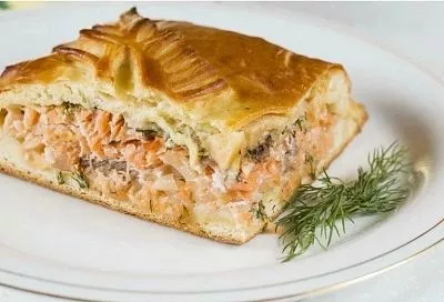 Рыбный чудо пирог, который получается всегда и не требует кулинарных навыков