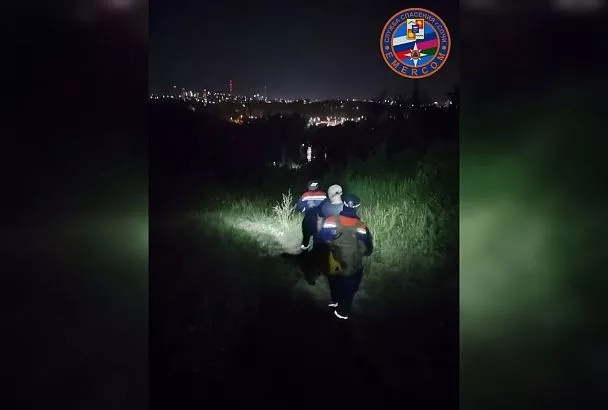 Спасатели вывели из леса заблудившегося мужчину в Сочи