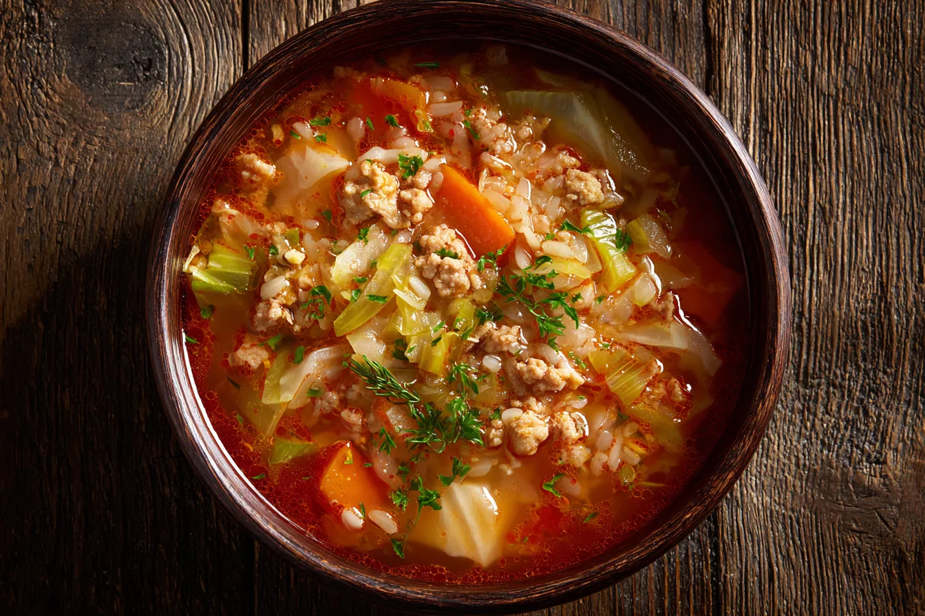 Суп за 30 минут: капуста и фарш творят чудеса на кухне