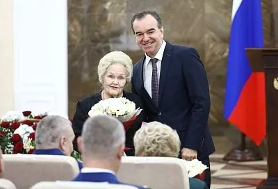 Вениамин Кондратьев наградил ветеранов и сотрудников прокуратуры Краснодарского края