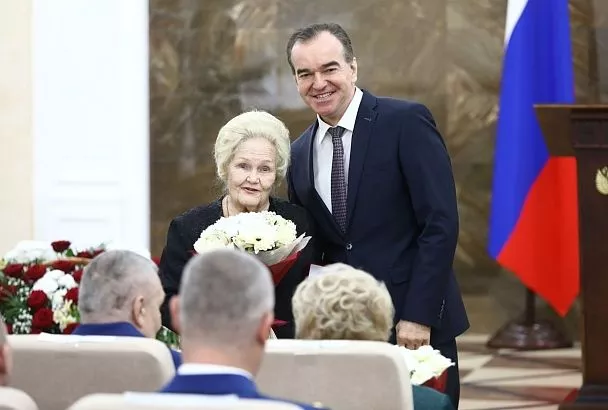 Вениамин Кондратьев наградил ветеранов и сотрудников прокуратуры Краснодарского края