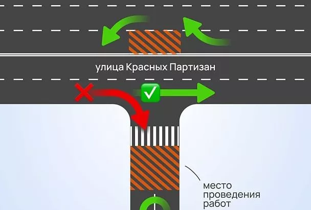 Движение транспорта на участке улицы Карла Маркса в Краснодаре перекроют на ночь 