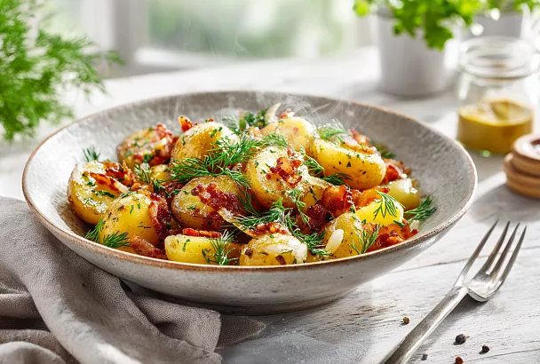 Немецкий картофельный салат с беконом: самое яркое национальное блюдо Германии