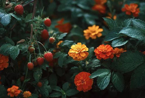 Бархатцы в саду: польза для почвы и компоста