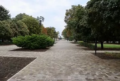 В станице Каневской благоустраивают парк