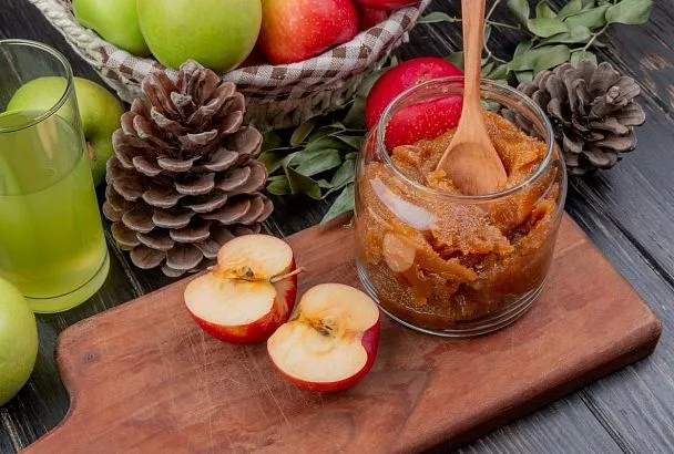 Варим густой яблочный джем для слоек и вкусных чаепитий!  Простой и понятный каждому рецепт