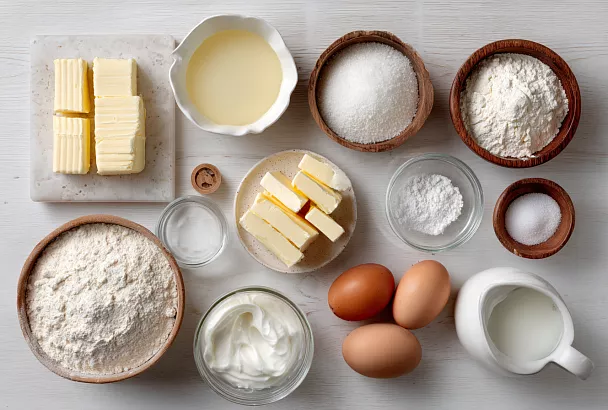 Заварной торт-решетка из дешевых ингредиентов: хрустящие коржи, нежный крем и белый шоколад без пропитки