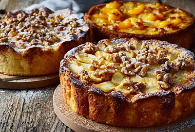 Шарлотка с яблоками, тыквой и мандаринами: эксперимент с содой и без