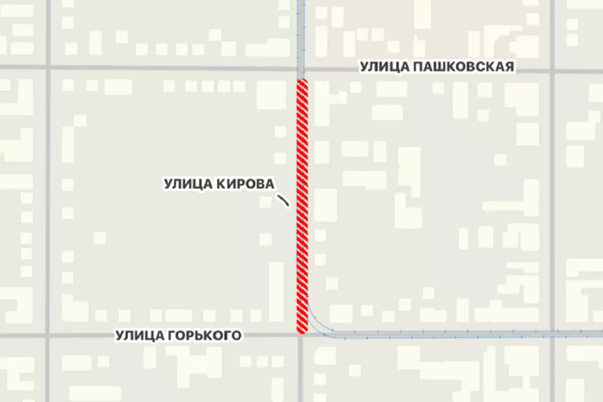На участке ул. Кирова в Краснодаре ограничат движение автомобилей