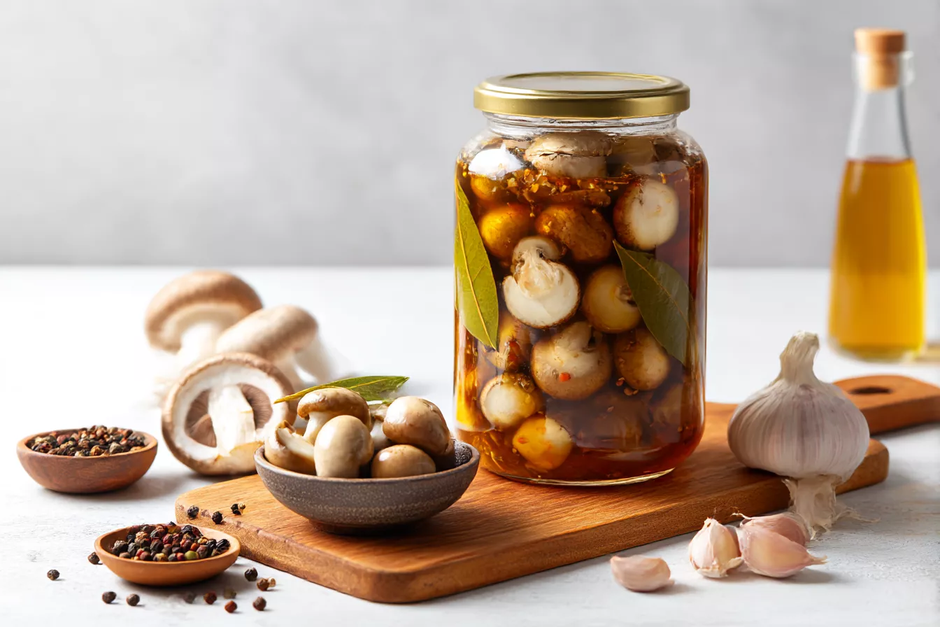 Маринованные шампиньоны за 8 минут: настоятся — и исчезнут первыми