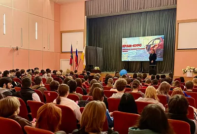 Тренинг в стиле «Краш‑курс»: студентам Краснодара напомнили о важности соблюдения ПДД