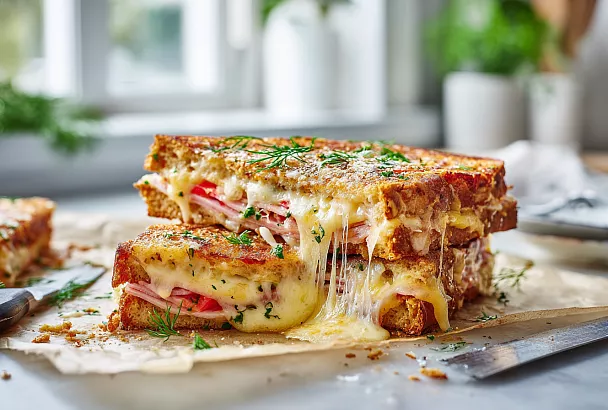 Горячие пицца-бутерброды в духовке: сочные, сырные и ароматные за 20 минут