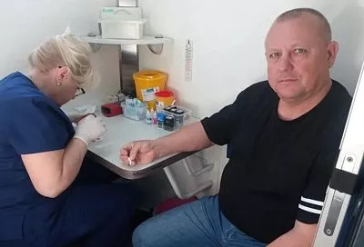 Мобильный комплекс станции переливания крови работал в двух районах Краснодарского края