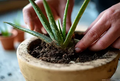 Алоэ «из подарка» превратилось в дракона: как мы его пересадили и рассадили деток