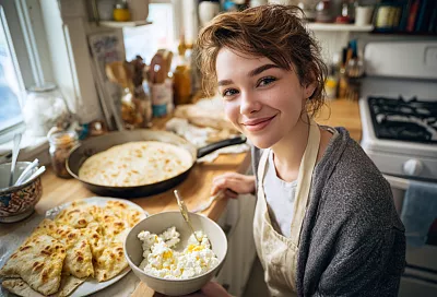 Лаваш с творогом на завтрак: быстро, пышно и без блинной суеты