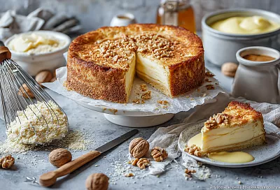 Как испечь бакинский «корейский» ореховый пирог: хрустящая крошка и нежный крем