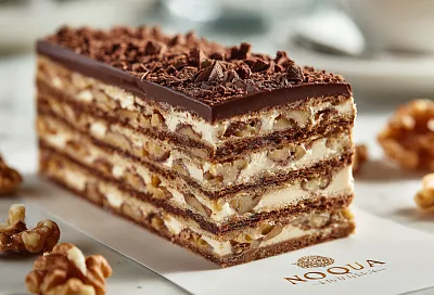 Торт «Королевский» без муки — ореховое безе и нежнейший шоколадный крем