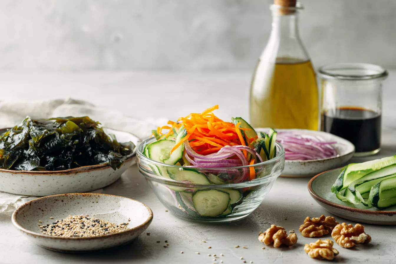 Салат «Сахалинский»: хрустящий, сочный, без майонеза за 2 минуты