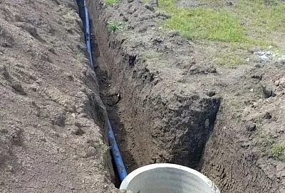 Капремонт водопровода идет по нацпроекту в хуторе Ясени Староминского района 