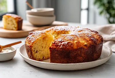 Мой любимый десерт "Рисовая бабка" с творогом: нежный, ароматный и тает во рту