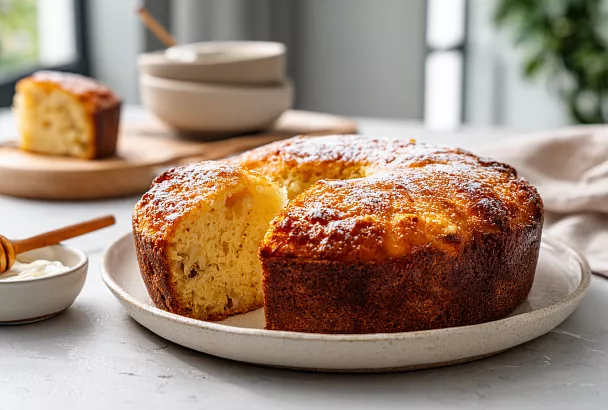 Мой любимый десерт "Рисовая бабка" с творогом: нежный, ароматный и тает во рту