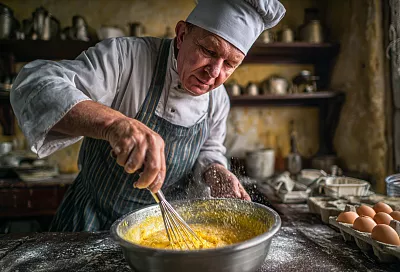 Омлет по-советски от Ивлева: высокий, пористый и с ароматом детства