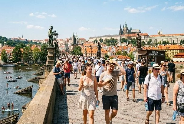 В Центральной Европе зафиксировали рекордную жару