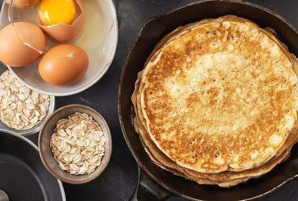 Волшебные овсяноблины с какао: полезные, воздушные и безумно вкусные — идеальный завтрак без муки и сахара за 10 минут